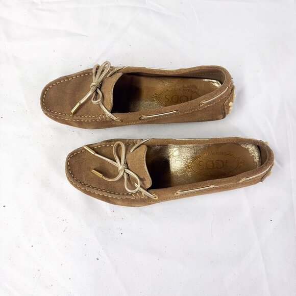 TODS PENNY LOAFER SHOES SIZE 35.5 - Picture 4 of 7